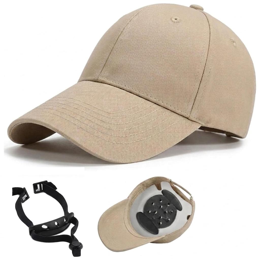 Bicycle Cap EPS Mesh Sun UV Unisex Helmet, 2-Way Design, Detachable, Built-in Protector, Ventilation, Lightweight, Adjustable, Protection, Protection,