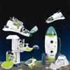 Space Station Space Shuttle Toys Rocket Acousto Optic Space Toys Puzzle Toy   Toy for Kid