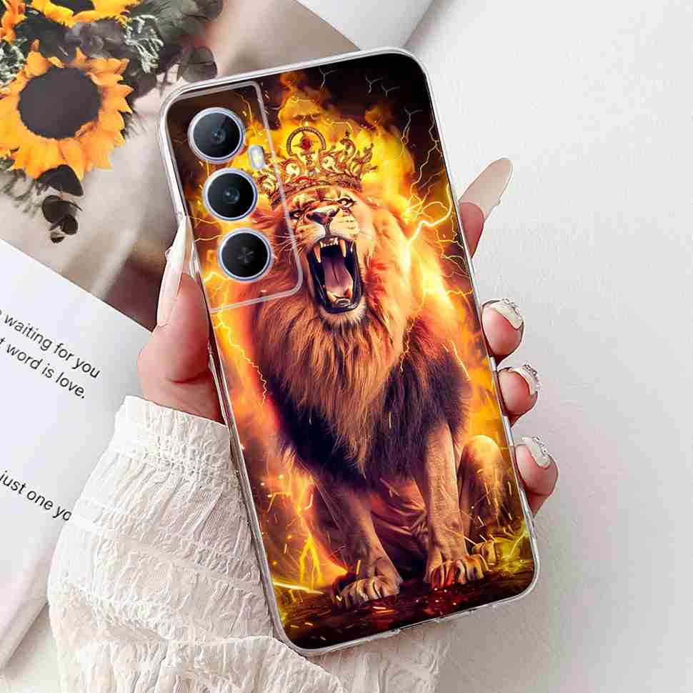 Für Realme C65 4G 2024 Hülle Weiche Silikon Bunte Schmetterling Hülle Für Realme C 65 C65 Fundas RMX3910 Vollständige Schutzhülle