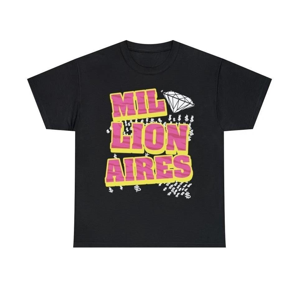 

MILLIONAIRES Band Black cotton All Size Gift Shirt BL1749 2XL
