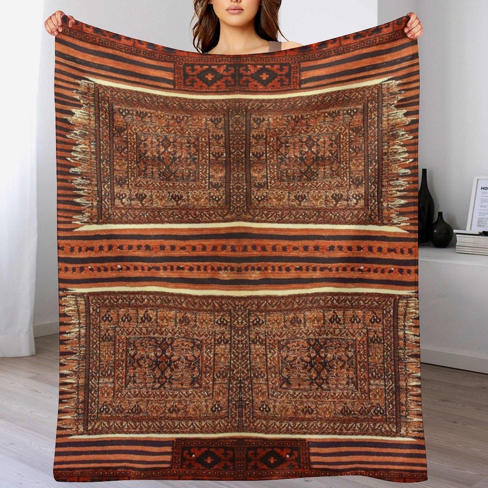 Vintage Marokas mākslas darba pleds Silts