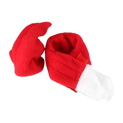 Funny Christmas Puppy Deer Head Warm Cloak Hat Red Scarf Hat Pet Cosplay Costume Pet Costume Christmas Clothes Pet Clothes