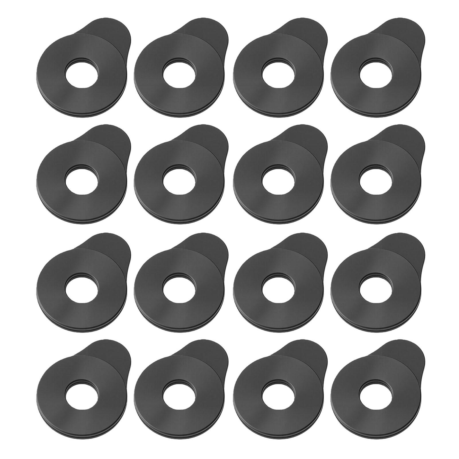 

16Pcs Guitar Strap Locks Universal Rubber Adapter Acoustic Electric Guitar Replacement Accessories