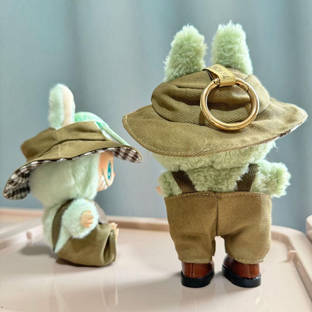 For 17cm Labubu Doll Clothes Fashion Clothes Hoodies Doll Clothes Hoodies Dolls Accessories Cute Decoration Little Cloths