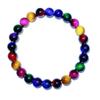 Unisex Colored Stone Beaded Bracelet