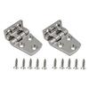 1 Set Heavy Duty Boat Hinges 316 Stainless Steel Offset Short Side Hinges 2 Boat Hinge With Screws Furniture Hardware Tools