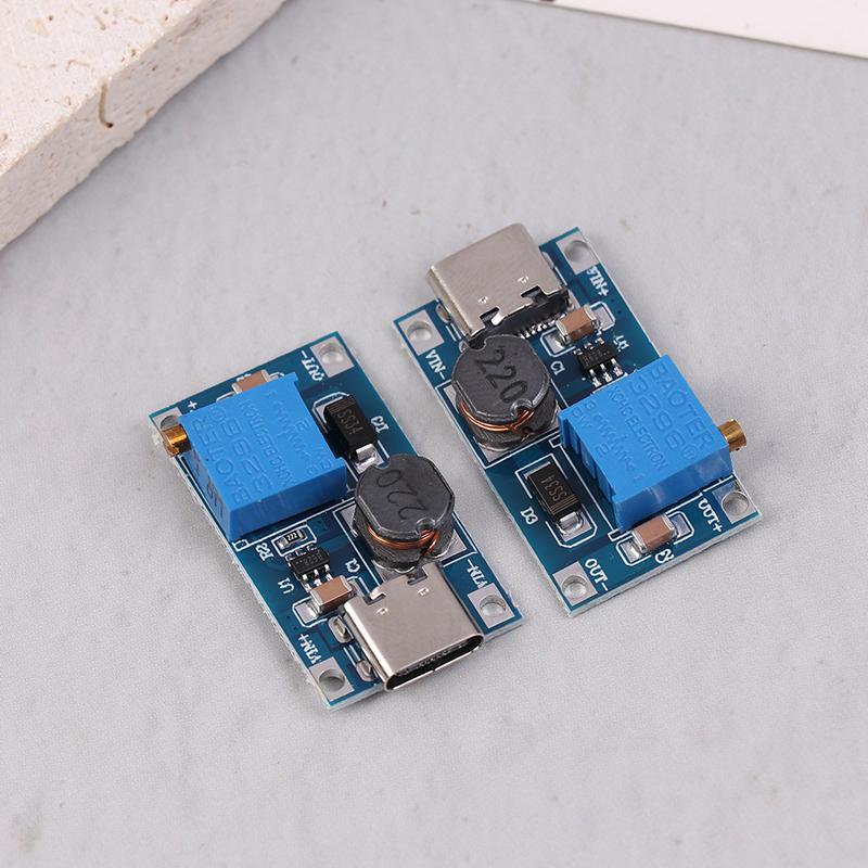 5Pcs Boost Module Mt3608 Type C Step Up Converter Dc-Dc 2A Boost Regulator Voltage Converter Board Type C Power Supply Module