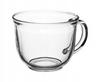 Vaso de té con asa, cristal grueso, 480 ml, Leo