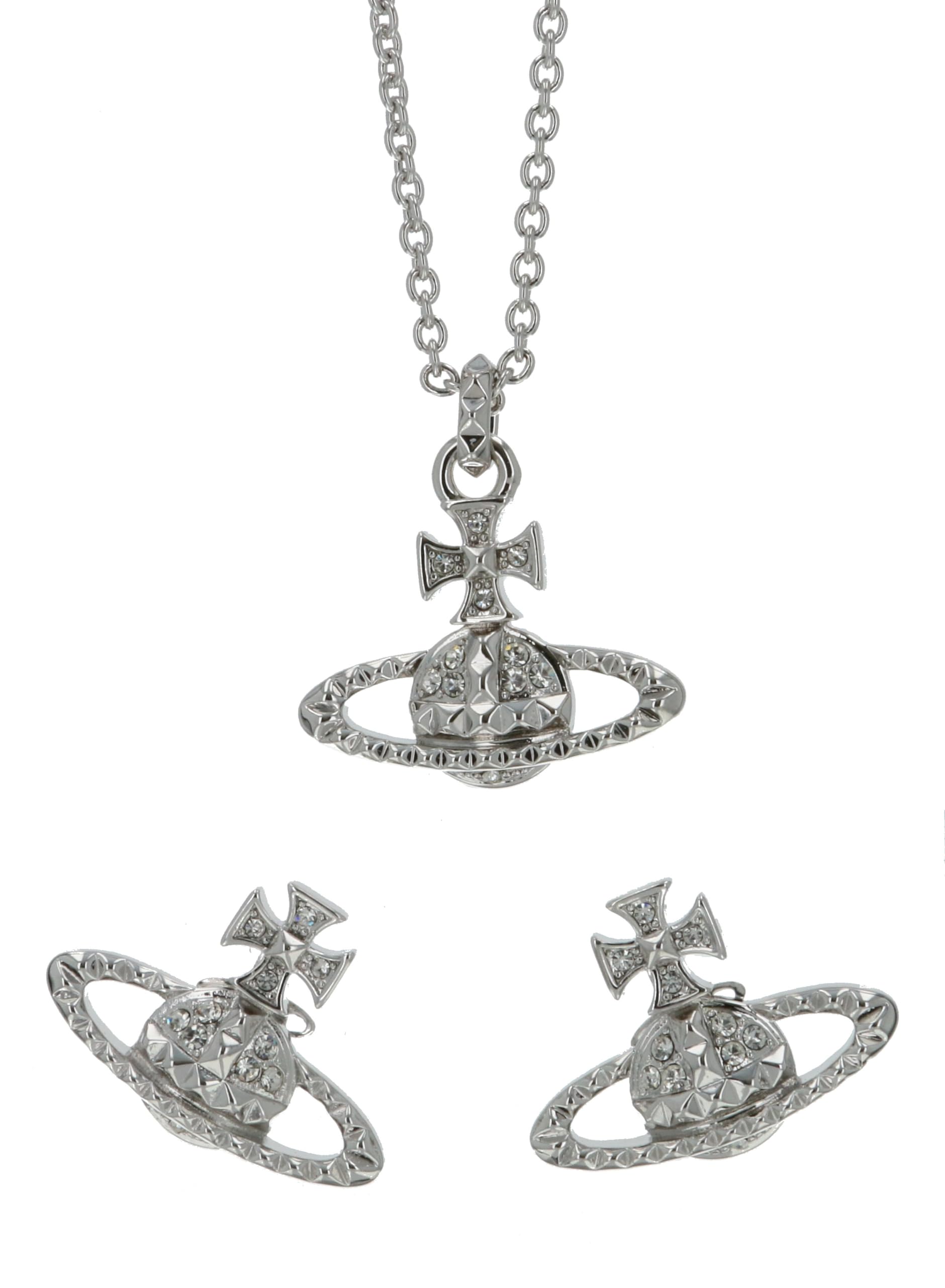 

Mayfair Bath Relief Necklace Earrings Set Brass W [Vivienne Westwood] & Women s 63020052&62010029 [Item]