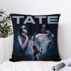 Singer Tate Mcrae Cushion Cover Breathable Linen Pillow Cover Skin-Friendly Home Decor Pillowcase With Hidden Zipper