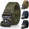 Adjustable Men Military Belt Buckle Combat Waistband Tactical Rescue Tool Rigger