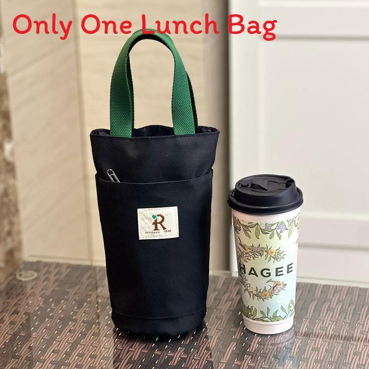 Canvas-Flaschentasche mit verdicktem Griff für den täglichen Gebrauch und isolierte Getränke