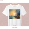 On The Island Of Crete Ivan Aivazovsky T Shirt Greek Stylish Vintage Comfortable Slightly Stretched Homme Breathable