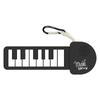 Foldable Silicone Piano Keyboard Rainbow Color Mini Rainbow Guitar Keychain  School Activities