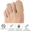 Welnove 10Pack Toe Caps Closed Toe Surface Fabric Sleeve Protectors with Gel Lining, Preve