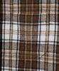 STANDARDERROR 87-Stan139 Legacy Mood Oversized Pocket Long Sleeve Check Shirt Jacket Brown