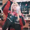 Vintage Motorcycle Baseball Jacket Women Loose Fit Geometric Print Cotton Blend Streetwear Chic Outerwear