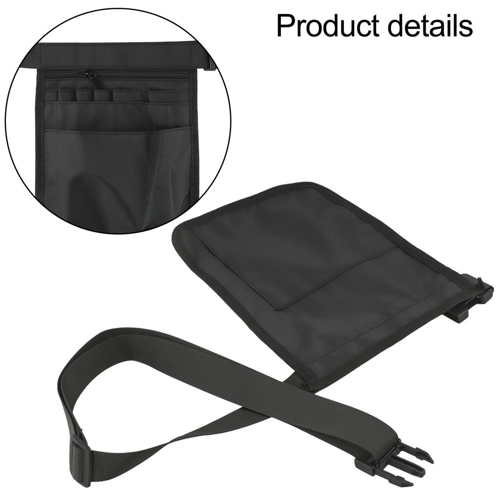Waist Storage Bag for Tools with Adjustable Belt and Heavy Duty Buckles