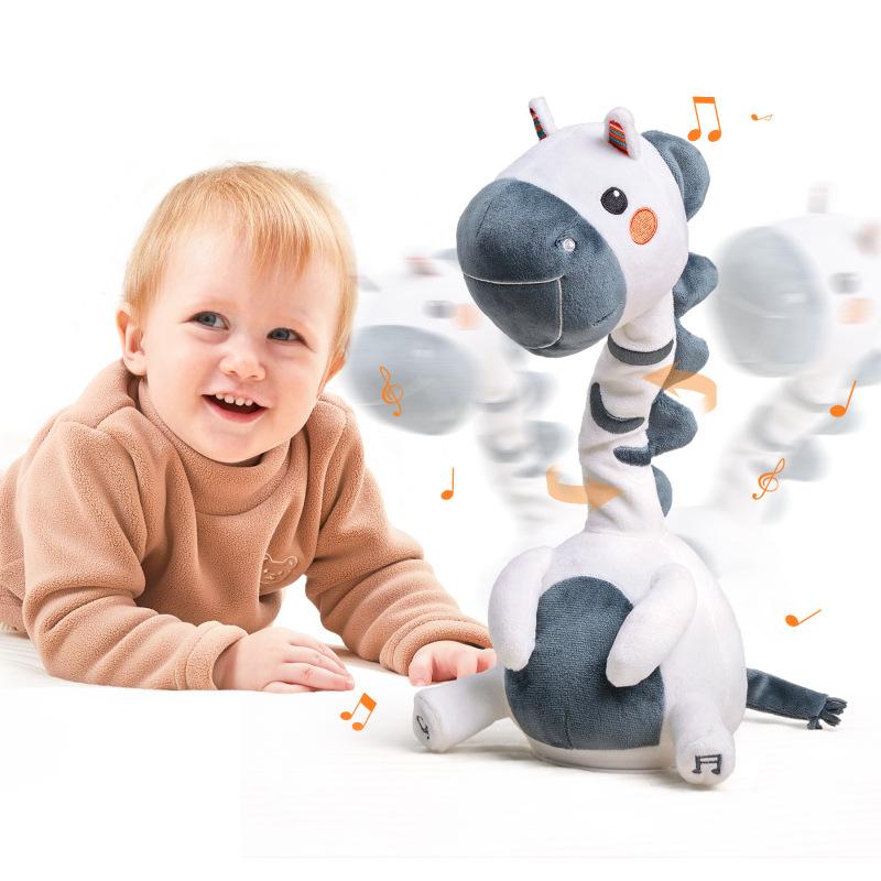New Dancing Talking Animal Toy for Baby Toddler Boys Girls Gifts Singing Electronic Plush Toys Recording Repeating What You Say