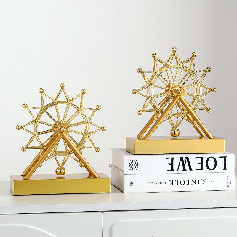 Decoration Crafts Ferris Wheel Kinetic Art Perpetual Motion Mobile Milky Way Orbital Gadget Electric Wiggler Office Desk Toy