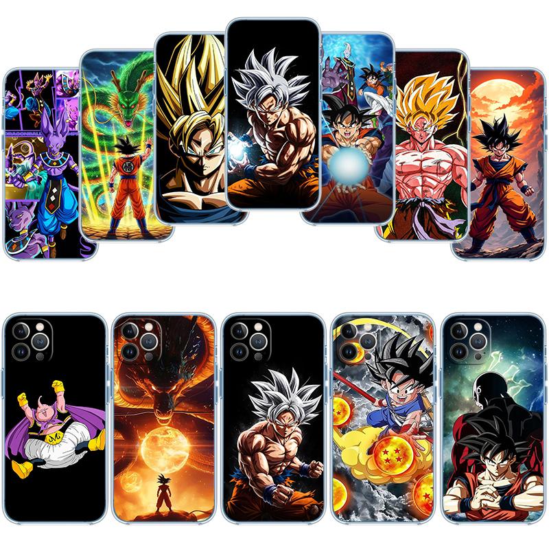 Anime Dragon Ball Transparent Phone Case for Motorola Moto E22I E22S E22 E32 E40 E7 E7I G Plus Power Play Stylus G22 G14