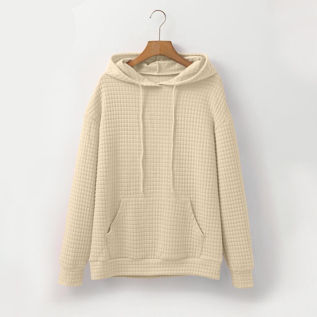 Women's Hoodies Long Sleeve Casual Drawstring Sweatshirts Pullover Pockets Tops