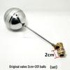 4-Minute Copper Float Ball Valve for Rice Cooker: Stainless Steel Water Inlet Switch and Tank Valve Accessory