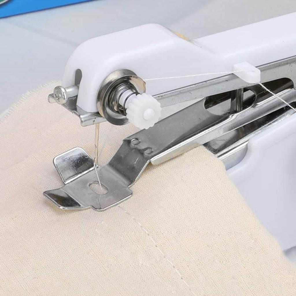 Tragbare Handnähmaschine & Zubehör für Lederkleidung Mini-Elektro-Nähmaschine Akku-Nähmaschine