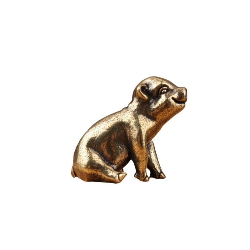 Alloy Cute Cartoon Caterpillar Figurine Retro Antique Finish Fine Detailing For Home Decor Ornament Gift