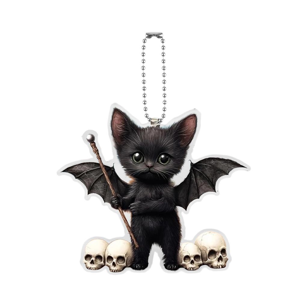 Halloween Themed 2D Acrylic Festive Atmosphere Car Decoration Flat Car Decoration