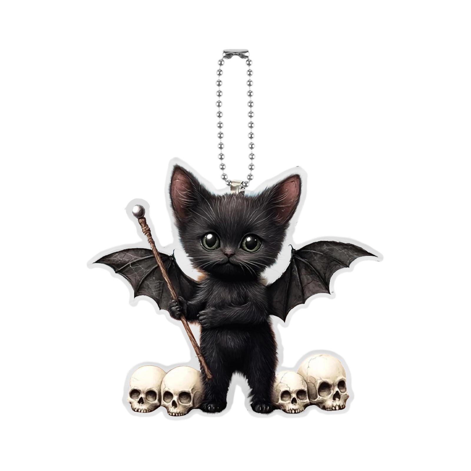 

Halloween Themed 2D Acrylic Festive Atmosphere Car Decoration Flat Car Decoration One Size