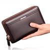 Men Wallets Coin Pocket Long Purse for Male Business Clutch Double Zipper Vintage Wallet