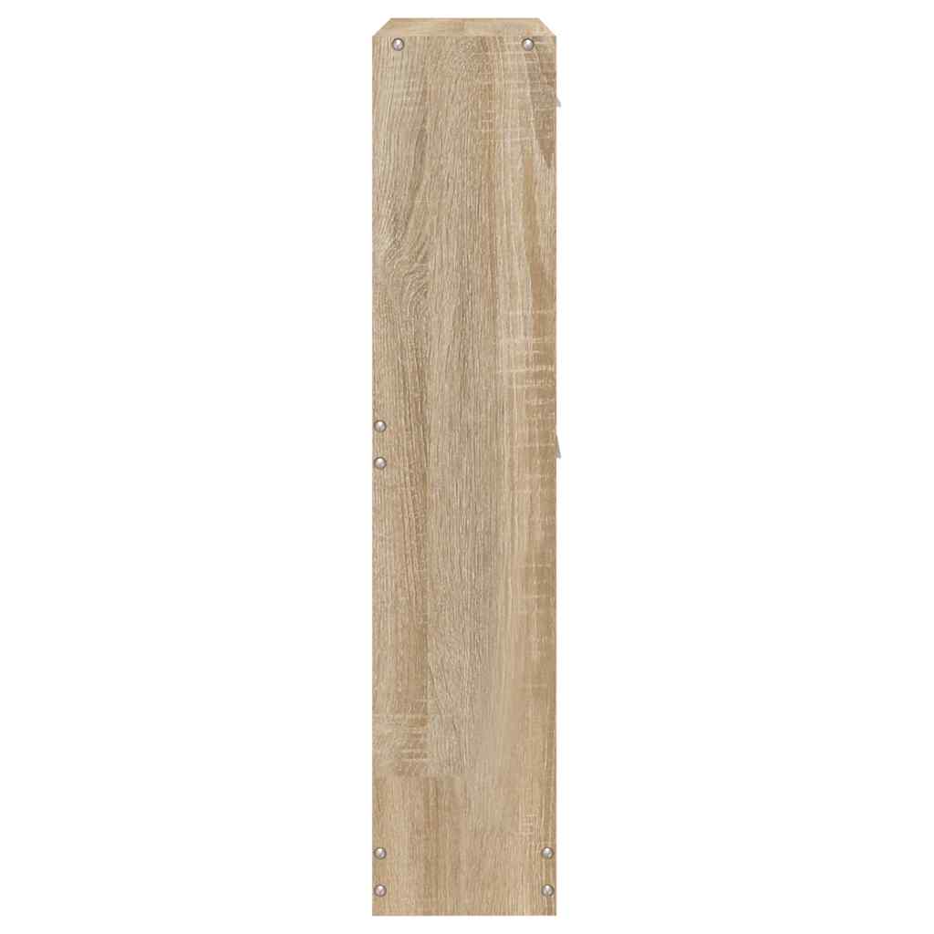 Vidaxl Zapatero, Roble, 59x17x81 cm, Material Derivado de la Madera
