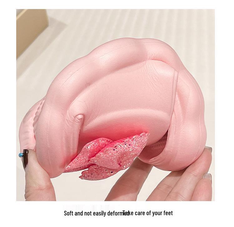 Kreskówkowe, miękkie, antypoślizgowe sandałki plażowe dla dzieci z pianki EVA