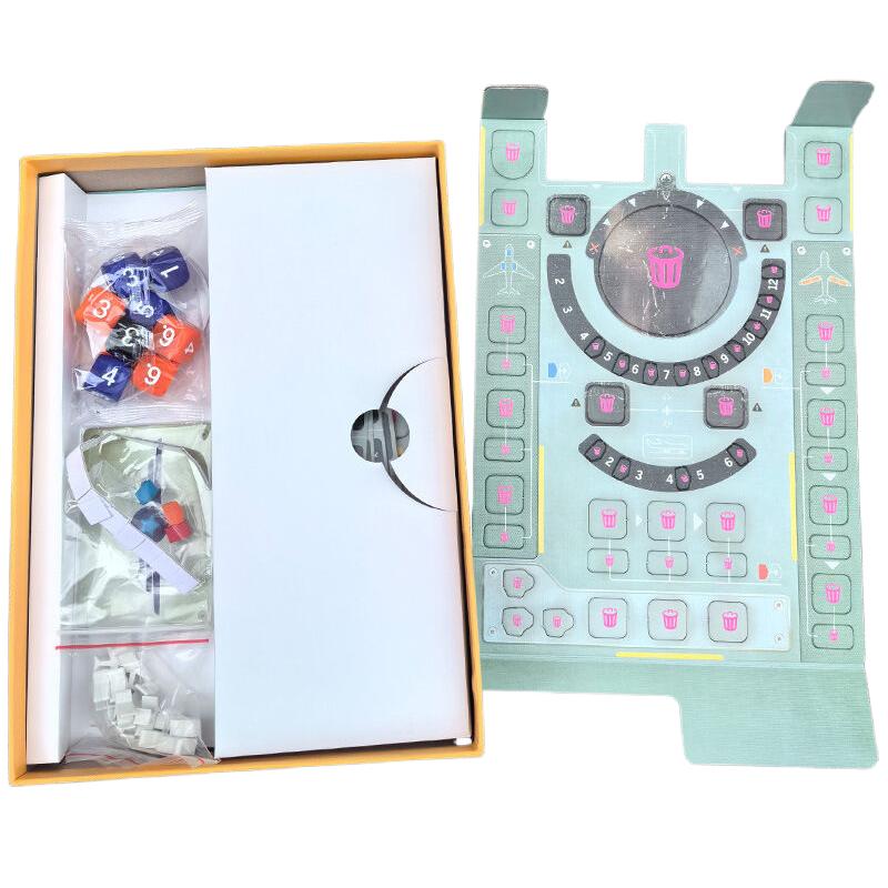 Sky Team Kooperatives Brettspiel, Prepare For Landing, ab 14 Jahren, 2 Spieler, kooperatives Würfelspiel, 20 Minuten