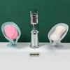 Badezimmerzubehör Badezimmer Dusche Seifenhalter Blattform Seifendose Abfluss Seifenhalter Box Schwamm Aufbewahrungsplatte Tablett Badezimmer Gadg