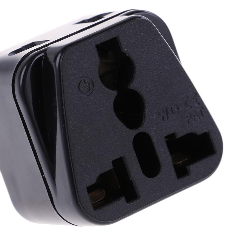 Adaptador de Enchufe Europeo de Brasil a 2 Divisores Universal UK/US/EU/AU 2 3 Pines