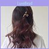 Stunning Korean Fashion Minimalist Hair Claw Clip With Trendy Watercolor Tortoiseshell Design