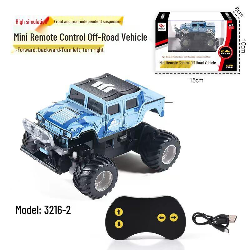 Haotian Mini Off-Road Remote Control Rechargeable Hummer for Kids