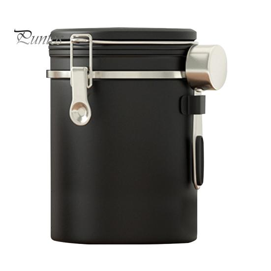 

1800 мл нержавеющая сталь кофейная канистра герметичный контейнер с датой трекер мерная ложка свежесть замок кухонная банка для хранения продуктов для зерен сахара 1800ml