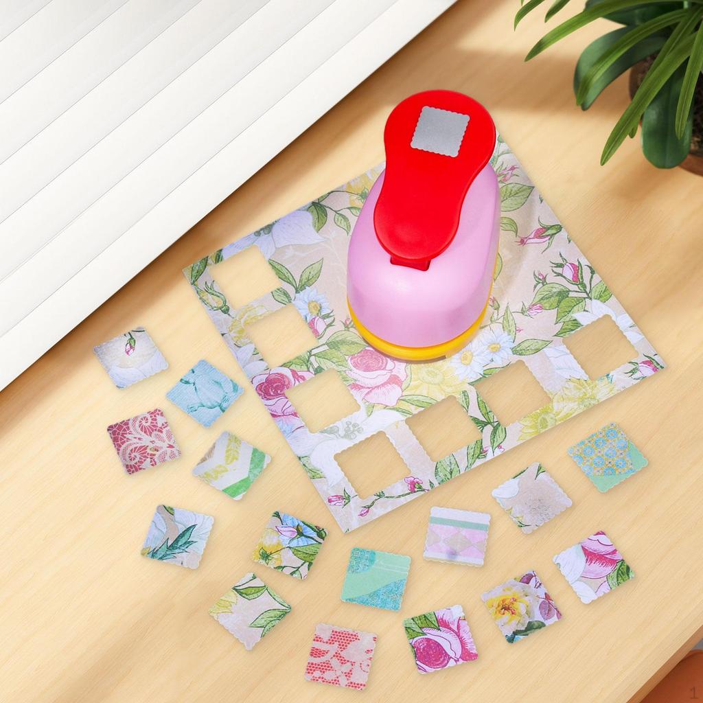 Craft Hole Punch Versatile Stamp Frame Design Decorations Envelopes DIY Albums Kids Artwork for