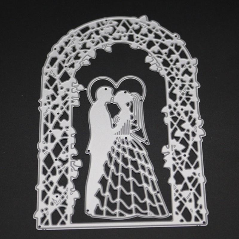 

Вырубные штампы Mold Lovers Свадебные фотографии Scrapbook Бумага Craft Нож Mold Лезвие Дырокол Трафареты Вырубной штамп серебряный