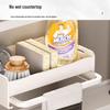 Kitchen Countertop Storage Rack with Dishcloth Holder, Drain Tray & Spice Rack
