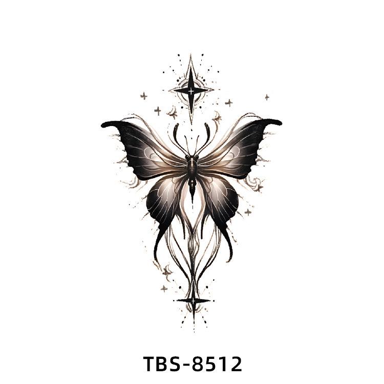 Realistiska Djurtotem Tatuering Klistermärken: Drake, Fenix, Tiger, Varg