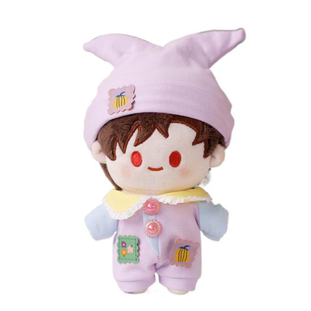 

Комплект комбинезонов и шапочки для куклы Маленький Дьявол, многоцветный, мини-пижама для куклы, одежда для куклы Каваи для Лабубу фиолетовый