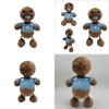 Kick The Buddy Plush Toy Crystal Soft Fur, Brown, 30cm Height, Pp Cotton Filling