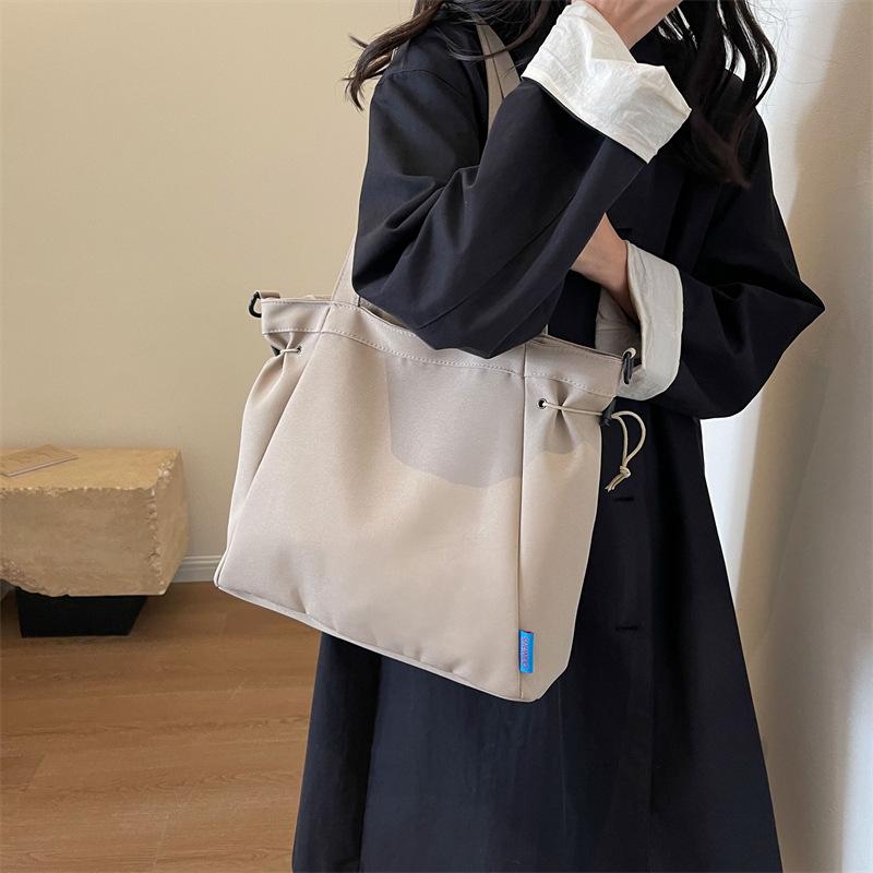 

Canvas bag, large capacity and versatile single shoulder bag, tote bag, diagonal cross bag