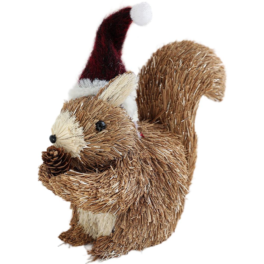 1PC Decorative Pendant Moose Plush Toy Foam Christmas Elk Plush Doll Window Display Tabletop Decor Scandinavian Style 7 Option