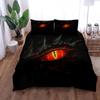 Dangerous Dragon Duvet Cover Set EU Single Double King US Twin Full Queen Size Bed Linen Set
