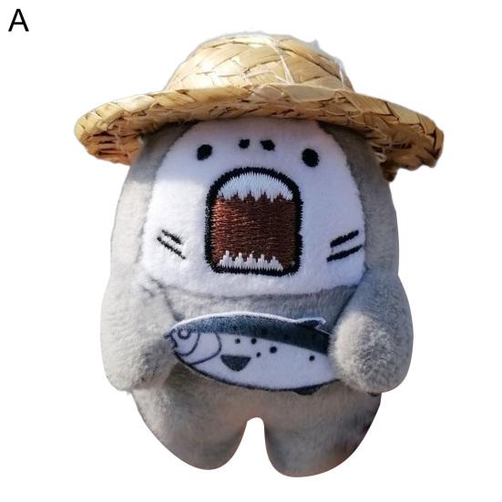 

Плюшевый кулон-кукла Многофункциональный Антидеформационный Разные стили Кукла Сердитая акула Брелок для взрослых A